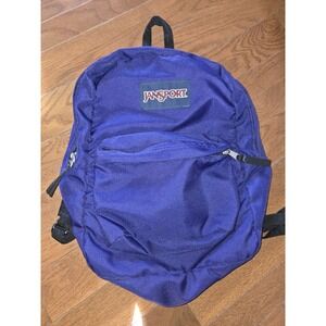 JanSport SuperBreak Backpack - Purple - Classic School/Travel Bag Durable 1990s